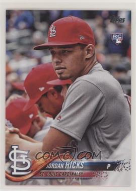 2018 Topps Update Series - [Base] #US58.2 - SP Variation - Jordan Hicks (In Dugout)