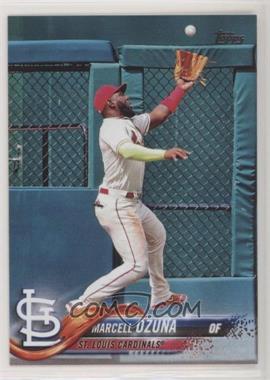 2018 Topps Update Series - [Base] #US73.1 - Marcell Ozuna (Fielding)