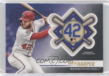 2018 Topps Update Series - Jackie Robinson Day Manufactured Patch #JRP-BH - Bryce Harper