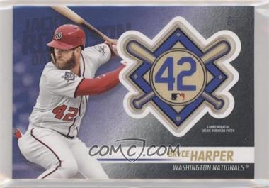 2018 Topps Update Series - Jackie Robinson Day Manufactured Patch #JRP-BH - Bryce Harper