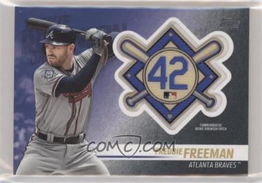 2018 Topps Update Series - Jackie Robinson Day Manufactured Patch #JRP-FF - Freddie Freeman