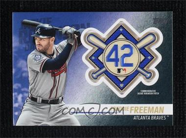 2018 Topps Update Series - Jackie Robinson Day Manufactured Patch #JRP-FF - Freddie Freeman