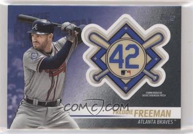 2018 Topps Update Series - Jackie Robinson Day Manufactured Patch #JRP-FF - Freddie Freeman