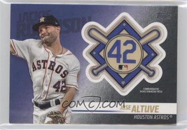 2018 Topps Update Series - Jackie Robinson Day Manufactured Patch #JRP-JA - Jose Altuve