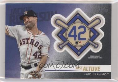 2018 Topps Update Series - Jackie Robinson Day Manufactured Patch #JRP-JA - Jose Altuve