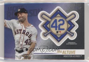 2018 Topps Update Series - Jackie Robinson Day Manufactured Patch #JRP-JA - Jose Altuve