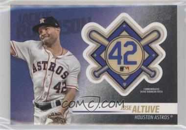 2018 Topps Update Series - Jackie Robinson Day Manufactured Patch #JRP-JA - Jose Altuve