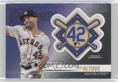 2018 Topps Update Series - Jackie Robinson Day Manufactured Patch #JRP-JA - Jose Altuve
