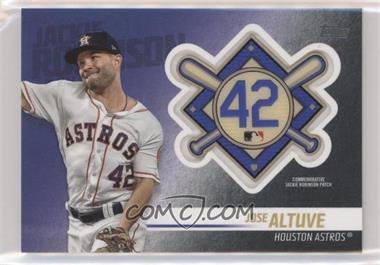 2018 Topps Update Series - Jackie Robinson Day Manufactured Patch #JRP-JA - Jose Altuve