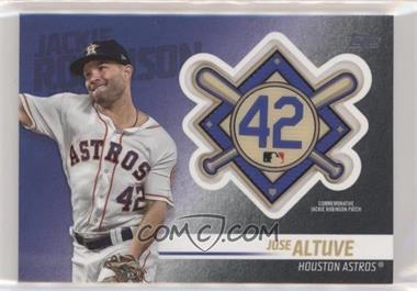 2018 Topps Update Series - Jackie Robinson Day Manufactured Patch #JRP-JA - Jose Altuve