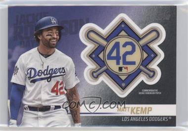 2018 Topps Update Series - Jackie Robinson Day Manufactured Patch #JRP-MK - Matt Kemp