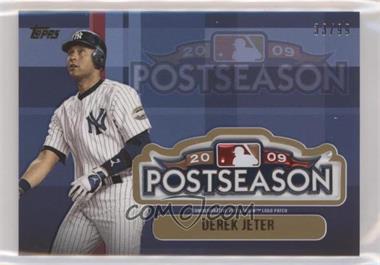 2018 Topps Update Series - MLB Postseason Logo Manufactured Patch - Gold #PSL-DJ - Derek Jeter /99