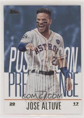 2018 Topps Update Series - Postseason Preeminence - Blue #PO-22 - Jose Altuve