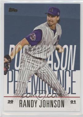 2018 Topps Update Series - Postseason Preeminence - Blue #PO-29 - Randy Johnson