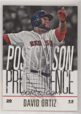 2018 Topps Update Series - Postseason Preeminence #PO-13 - David Ortiz