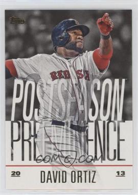 2018 Topps Update Series - Postseason Preeminence #PO-13 - David Ortiz