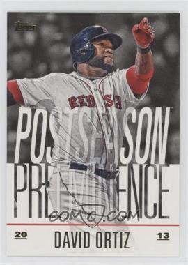 2018 Topps Update Series - Postseason Preeminence #PO-13 - David Ortiz