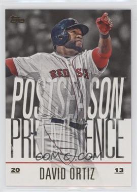 2018 Topps Update Series - Postseason Preeminence #PO-13 - David Ortiz