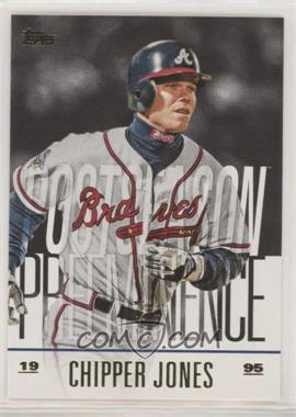 2018 Topps Update Series - Postseason Preeminence #PO-9 - Chipper Jones