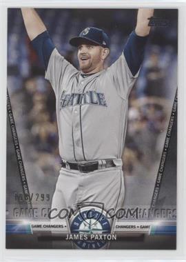 2018 Topps Update Series - Salute - Black #S-49 - Game Changers - James Paxton /299