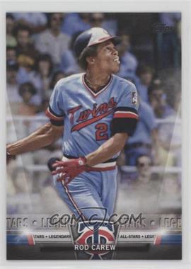 2018 Topps Update Series - Salute #S-12 - Legendary All-Stars - Rod Carew