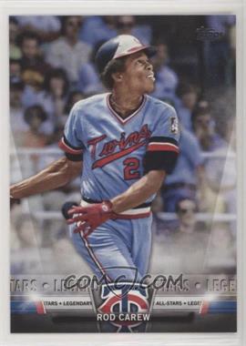 2018 Topps Update Series - Salute #S-12 - Legendary All-Stars - Rod Carew