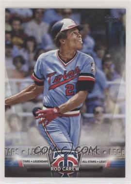 2018 Topps Update Series - Salute #S-12 - Legendary All-Stars - Rod Carew