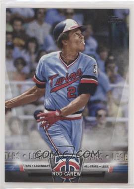 2018 Topps Update Series - Salute #S-12 - Legendary All-Stars - Rod Carew