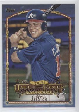 2018 Topps Update Series - Wal-Mart 2018 Hall of Famer Highlights - Blue #HFH-2 - Chipper Jones