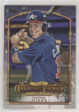 2018 Topps Update Series - Wal-Mart 2018 Hall of Famer Highlights #HFH-2 - Chipper Jones [EX to NM]