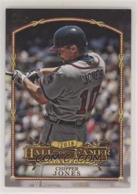 2018 Topps Update Series - Wal-Mart 2018 Hall of Famer Highlights #HFH-6 - Chipper Jones [EX to NM]