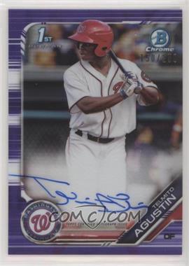 2019 Bowman - Chrome Prospect Autographs - Purple Refractor #CPA-TA - Telmito Agustin /250 [Noted]