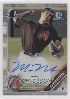 2019 Bowman - Chrome Prospect Autographs - Refractor #CPA-MM - Matt Mercer /499