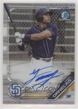 2019 Bowman - Chrome Prospect Autographs - Refractor #CPA-TO - Tirso Ornelas /499