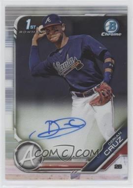 2019 Bowman - Chrome Prospect Autographs #CPA-DC - Derian Cruz