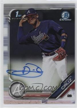 2019 Bowman - Chrome Prospect Autographs #CPA-DC - Derian Cruz