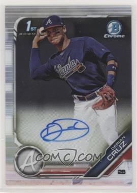 2019 Bowman - Chrome Prospect Autographs #CPA-DC - Derian Cruz