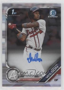 2019 Bowman - Chrome Prospect Autographs #CPA-IW - Isranel Wilson