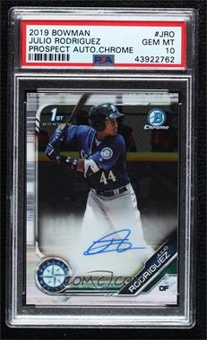 2019 Bowman - Chrome Prospect Autographs #CPA-JRO - Julio Rodriguez [PSA 10 GEM MT]