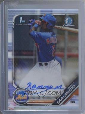 2019 Bowman - Chrome Prospect Autographs #CPA-RM - Ronny Mauricio