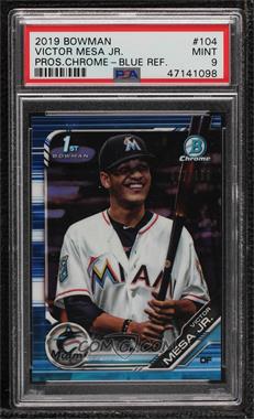 2019 Bowman - Chrome Prospects - Blue Refractor #BCP-104 - Victor Mesa Jr. /150 [PSA 9 MINT]