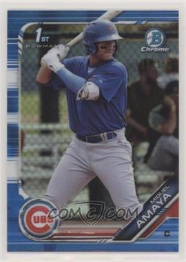 2019 Bowman - Chrome Prospects - Blue Refractor #BCP-35 - Miguel Amaya /150