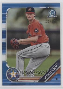 2019 Bowman - Chrome Prospects - Blue Refractor #BCP-52 - Forrest Whitley /150