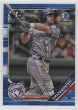 2019 Bowman - Chrome Prospects - Blue Refractor #BCP-87 - Chad Spanberger /150