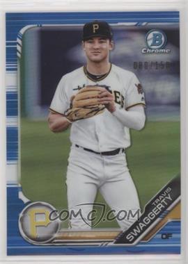 2019 Bowman - Chrome Prospects - Blue Refractor #BCP-93 - Travis Swaggerty /150