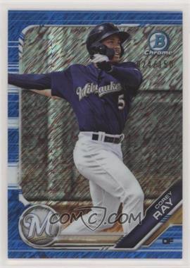 2019 Bowman - Chrome Prospects - Blue Shimmer Refractor #BCP-12 - Corey Ray /150