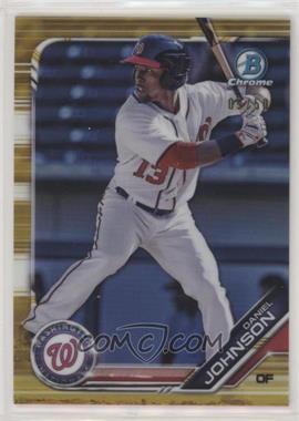 2019 Bowman - Chrome Prospects - Gold Refractor #BCP-22 - Daniel Johnson /50