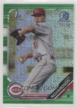 2019 Bowman - Chrome Prospects - Mega Box Green Mojo Refractor #BCP-95 - Lyon Richardson /99