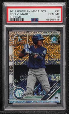 2019 Bowman - Chrome Prospects - Mega Box Mojo Refractor #BCP-97 - Noelvi Marte [PSA 10 GEM MT]