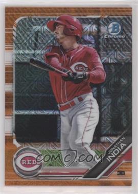 2019 Bowman - Chrome Prospects - Mega Box Orange Mojo Refractor #BCP-102 - Jonathan India /25